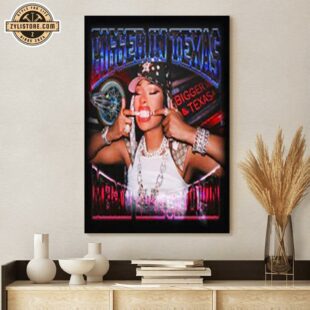 Megan Thee Stallion Bigger In Texas Poster Canvas