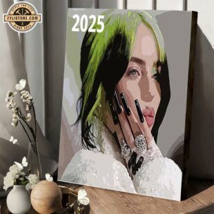 Music 2025 Billie Eilish Poster Canvas