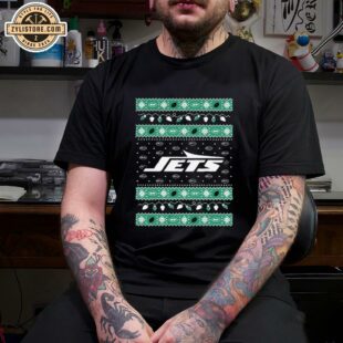 New York Jets Holiday Lights Merry Christmas 2024 Unisex T-Shirt