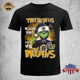 Original Boston Bruins Ice Hockey Team Grinch Christmas 2024 Unisex T-Shirt