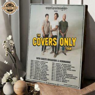 Our Last Night The Covers Only Tour 2024 Poster Canvas