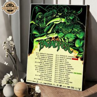 Paganfest January And February 2025 Tour Poster Canvas