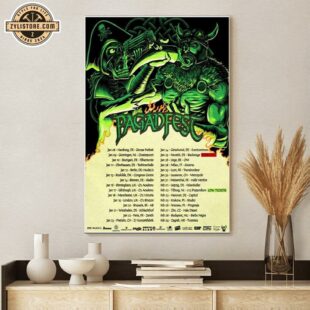 Paganfest January And February 2025 Tour Poster Canvas