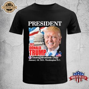 President Donald Trump Inauguration Day JAN 20 2025 47th Unisex T-Shirt