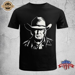 President Trump Head Cowboy Usa 2024 Vote Election Unisex T-Shirt