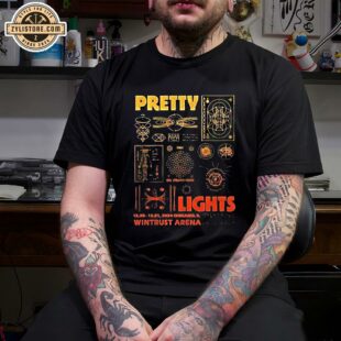 Pretty Lights December 30-31 2024 Wintrust Arena Chicago IL Unisex T-Shirt