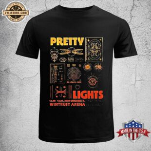 Pretty Lights December 30-31 2024 Wintrust Arena Chicago IL Unisex T-Shirt