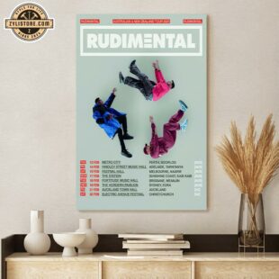 Rudimental Tour 2025 Australia Poster Canvas