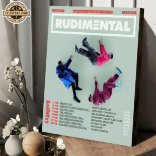 Rudimental Tour 2025 Australia Poster Canvas