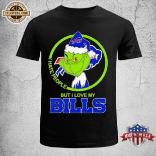 Santa Grinch I Hate People But I Love My Bills Unisex T-Shirt