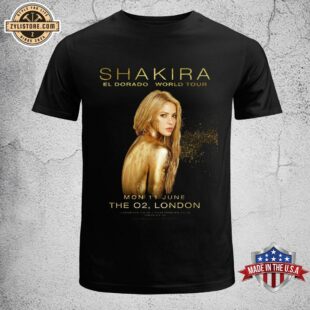 Shakira El Dorado World Tour London, UK Unisex T-Shirt