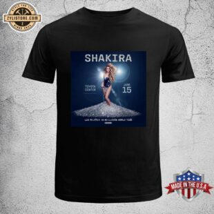 Shakira Las Mujeres Ya No Lloran World Tour in 2025 on June 15 Unisex T-Shirt