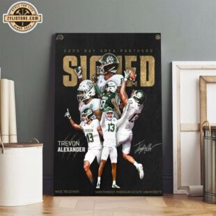 Signed Trevon Alexander Northwest Missouri State Poster Canvas