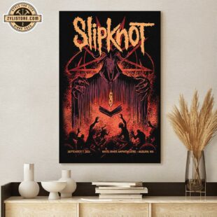 Slipknot 2024 Tour Auburn Poster Canvas