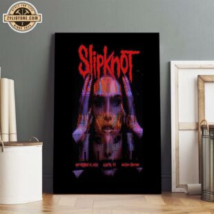 Slipknot 2024 Tour Austin Poster Canvas