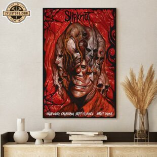 Slipknot 2024 Tour Inglewood 9.13 Poster Canvas