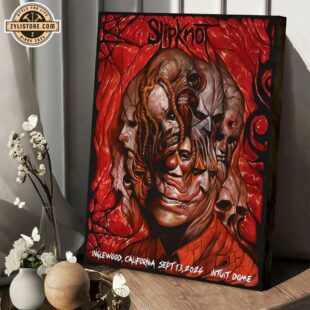 Slipknot 2024 Tour Inglewood 9.13 Poster Canvas