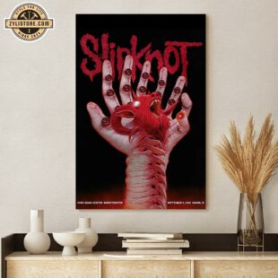 Slipknot 2024 Tour Nampa Poster Canvas