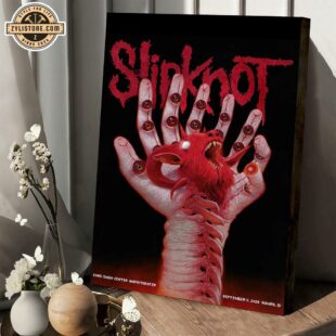 Slipknot 2024 Tour Nampa Poster Canvas