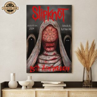 Slipknot 2024 Tour Noblesville Poster Canvas