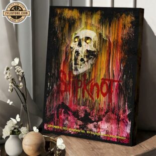 Slipknot 2024 Tour Ridgefield Poster Canvas