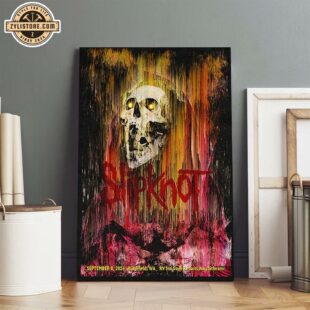 Slipknot 2024 Tour Ridgefield Poster Canvas