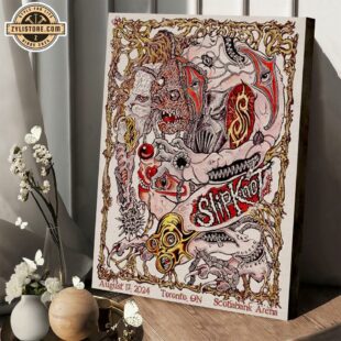 Slipknot 2024 Tour Toronto Poster Canvas