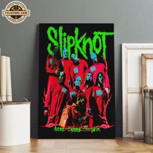 Slipknot Here Comes The Pain Poster Canvas