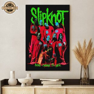 Slipknot Here Comes The Pain Poster Canvas