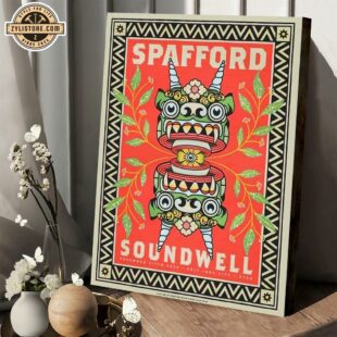 Spafford Merch For Show On November 5th 2024 At Soundwell Salt Lake City Poster Canvas