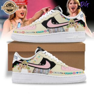 Taylor Swift Flowers Air Force 1 Shoes Gift For Fans