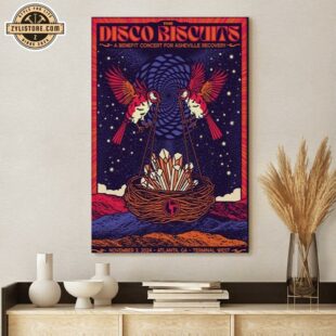 The Disco Biscuits November 2024 Terminal West Atlanta GA Poster Canvas