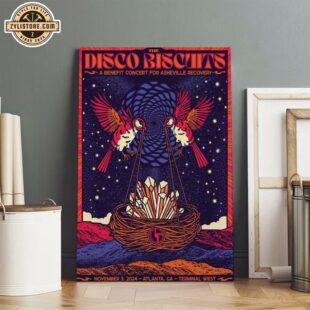 The Disco Biscuits November 2024 Terminal West Atlanta GA Poster Canvas