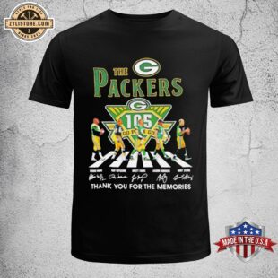 The Packers Abbey Road 105th Anniversary 1919 2024 Signatures Unisex T-Shirt