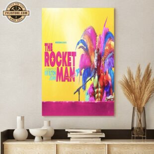 The Rocket Man Elton John Poster Canvas