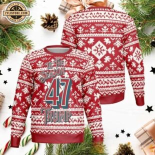 Tis The Season 47 Trump Christmas Ugly Sweater