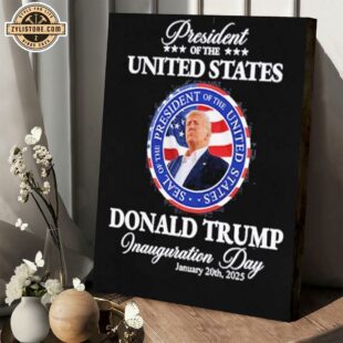 Trump President Inauguration Day Poster Canvas