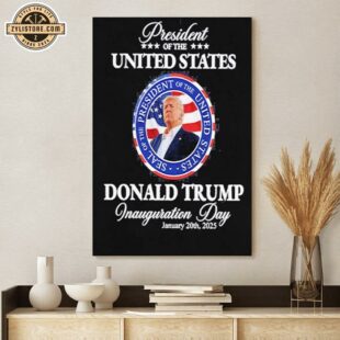 Trump President Inauguration Day Poster Canvas