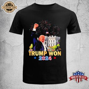 Trump Won 2024 President 47Th Of White House Unisex T-Shirt