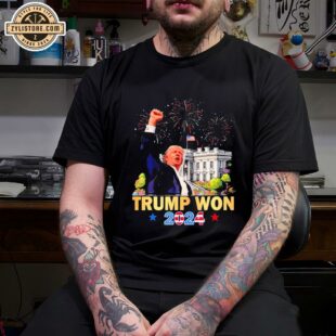 Trump Won 2024 President 47Th Of White House Unisex T-Shirt