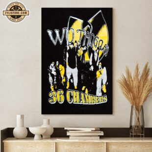 Wu Tang Clan Shaolin Slums Poster Canvas