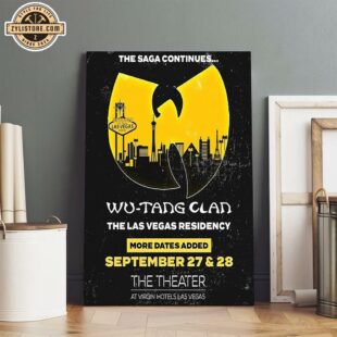 Wu-Tang Clan tour 2025 Poster Canvas