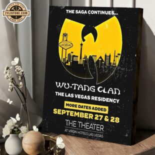 Wu-Tang Clan tour 2025 Poster Canvas