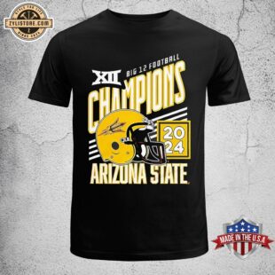 Arizona State Sun Devils Big 12 Football Conference The Champions 2024 Unisex T-Shirt