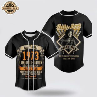 Billy Joel 1973 Music Baseball Jersey Shirt