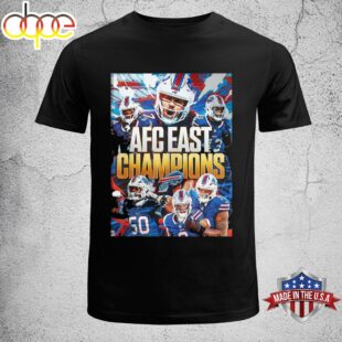 Buffalo Bills AFC East Champions NFL Playoffs 2024 Unisex T-Shirt