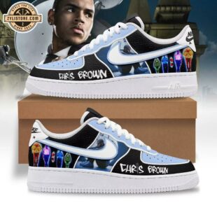 Chris Brown Music Air Force 1 Shoes