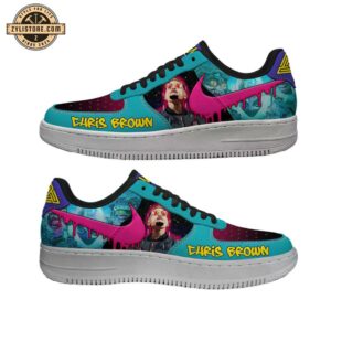 Chris Brown Music Tour Air Force 1 Shoes