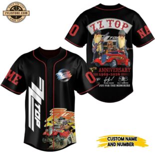 Custom Name And Number ZZ Top Band Music Baseball Jersey Shirt