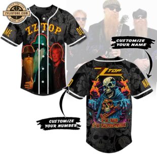 Custom Name And Number ZZ Top Baseball Jersey Shirt